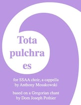 Tota pulchra es SSAA choral sheet music cover